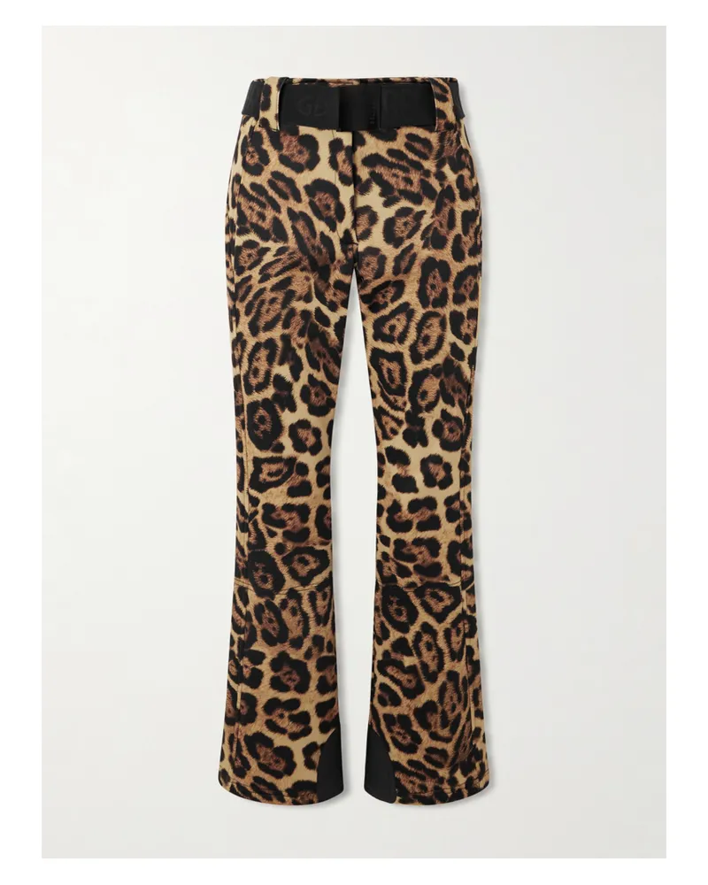 GOLDBERGH Minou Skihose Mit Leopardenprint Und Gürtel - Animal-Print Animal-print