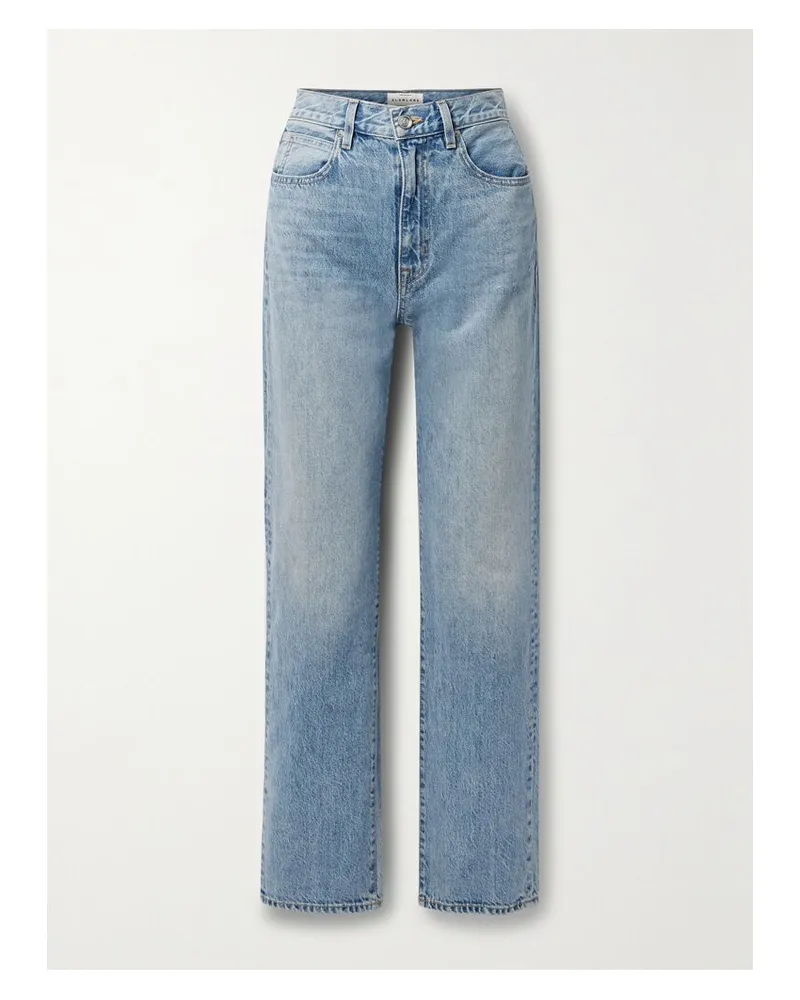 SLVRLAKE Net Sustain London Hoch Sitzende Jeans Mit Geradem Bein Aus Bio-denim - Blau Blau