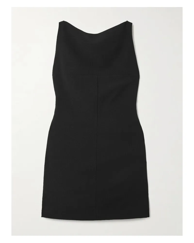 16ARLINGTON Alessa Rückenfreies Minikleid Aus Crêpe - Schwarz Schwarz