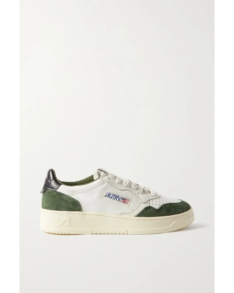 AUTRY Medalist Low Sneakers Aus Leder Und Veloursleder - Weiß Weiß