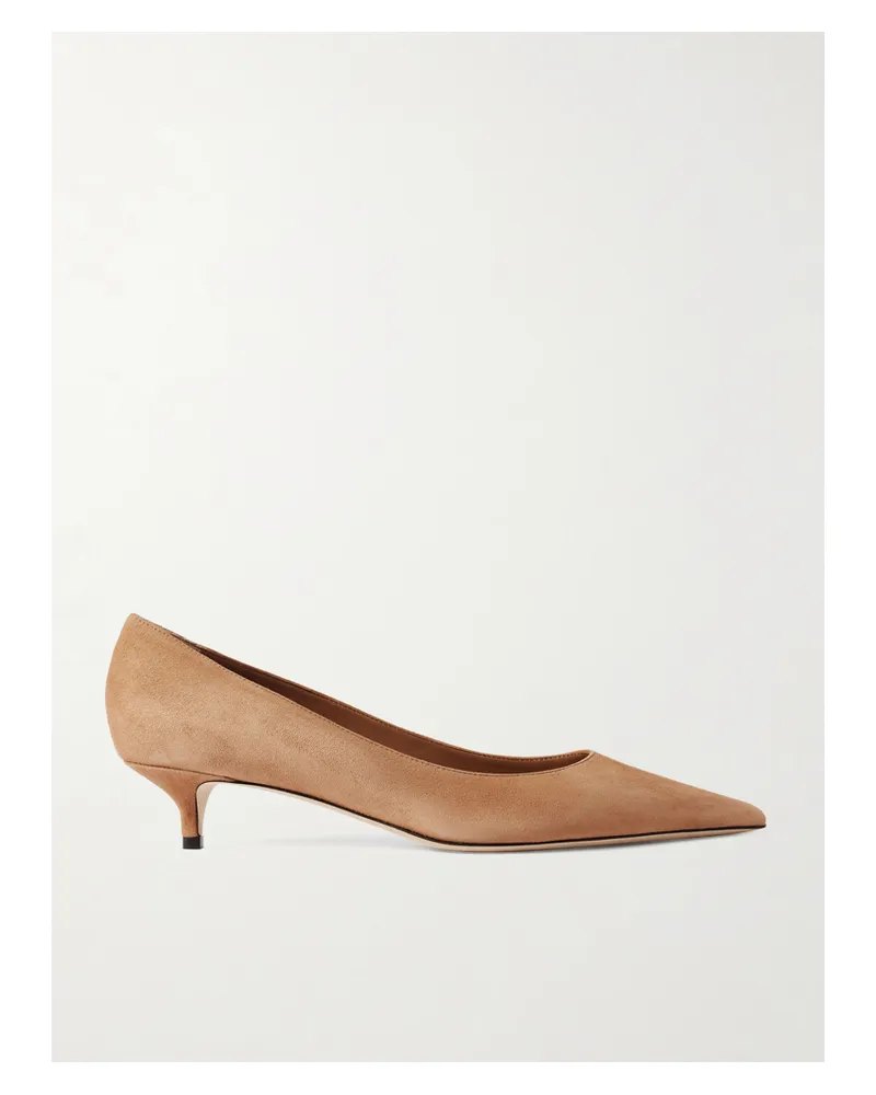 Jimmy Choo Amelia 30 Suede Pumps - Brown Brown