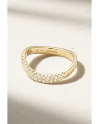 ANITA KO Curved Ring aus 18 Karat  mit Diamanten Gold