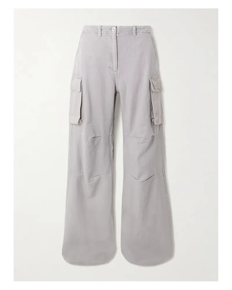 Our Legacy Peak Cargohose Mit Geradem Bein Aus Canvas Aus Einer Baumwoll-hanfmischung - Grau Grau