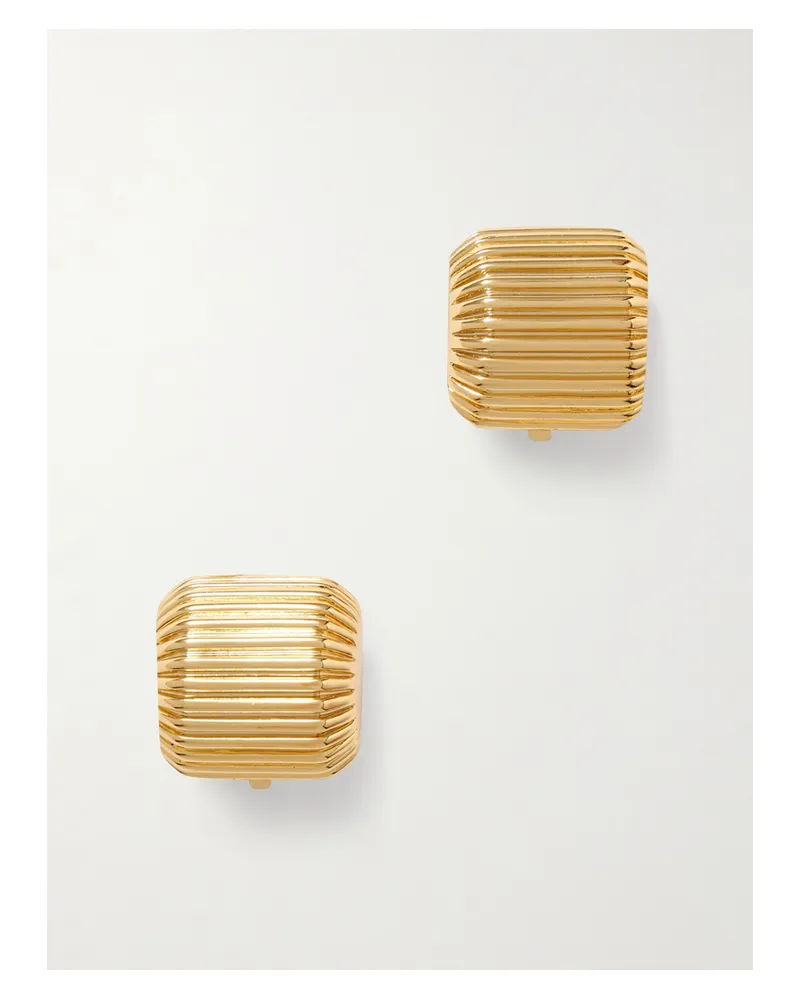 Martha Calvo Elle Vergoldete Ohrclips Gold