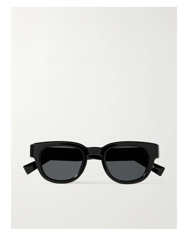 Saint Laurent Sonnenbrille mit D-rahmen aus Azetat Schwarz