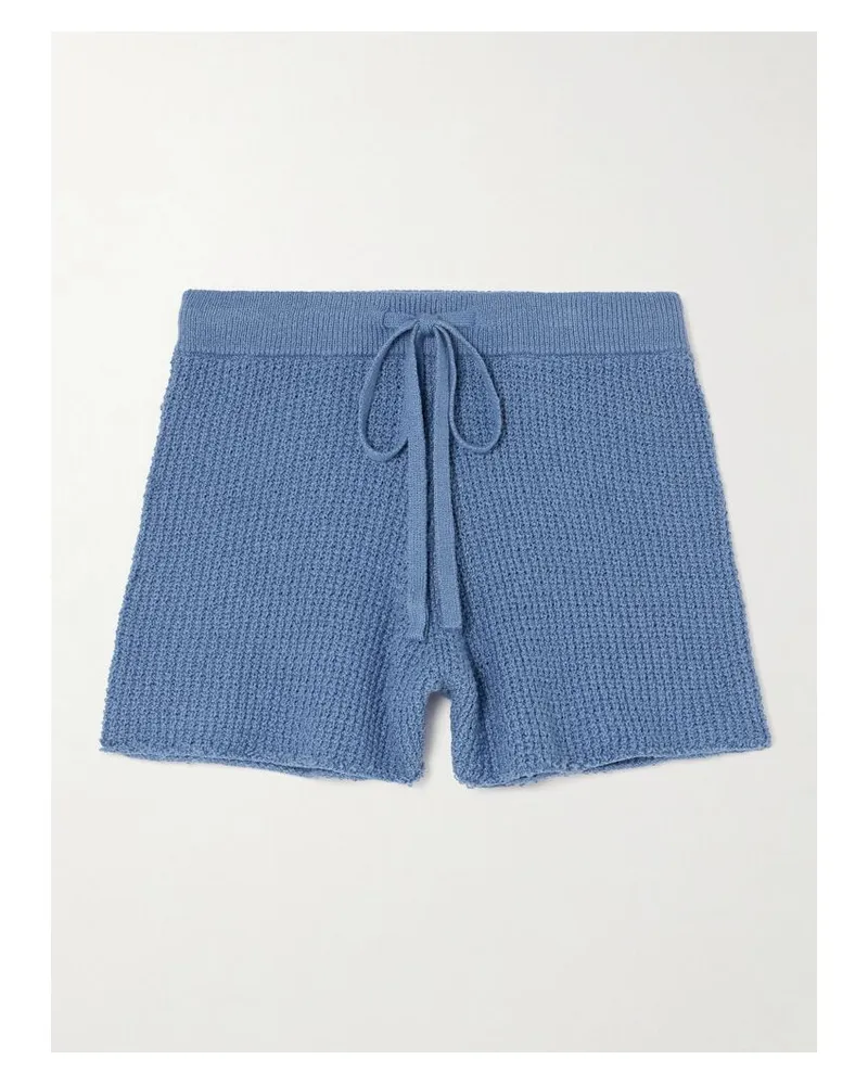 The Elder Statesman Nora Lite Shorts Aus Baumwolle - Blau Blau