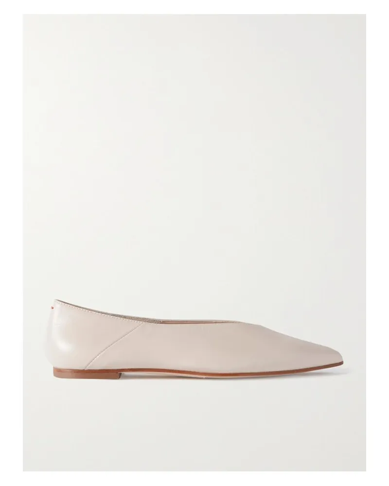 aeyde Moa Ballerinas Aus Leder - Creme Creme