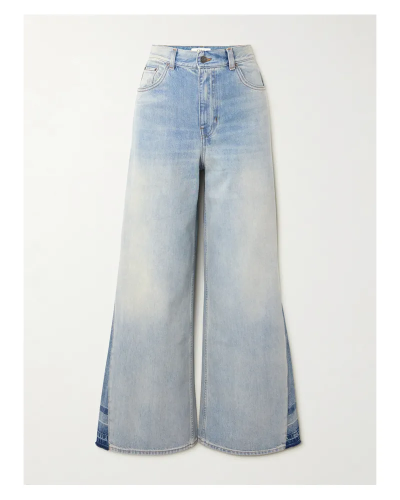 Chloé Hoch Sitzende Jeans Mit Weitem Bein - Blau Blau