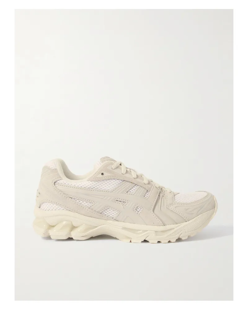 Asics Gel-kayano 14 Sneakers Aus Canvas Und Kunstleder Mit Gummibesätzen - Grau Grau