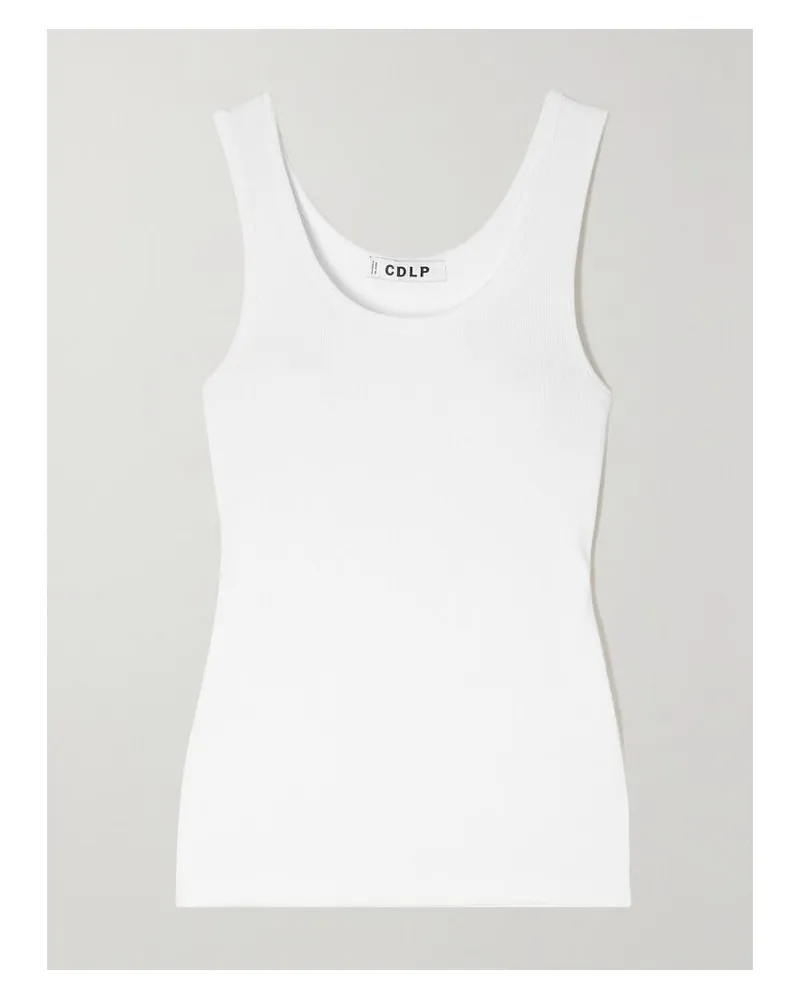 CDLP Tanktop Aus Einer Tencel™-lyocell-mischung - Weiß Weiß