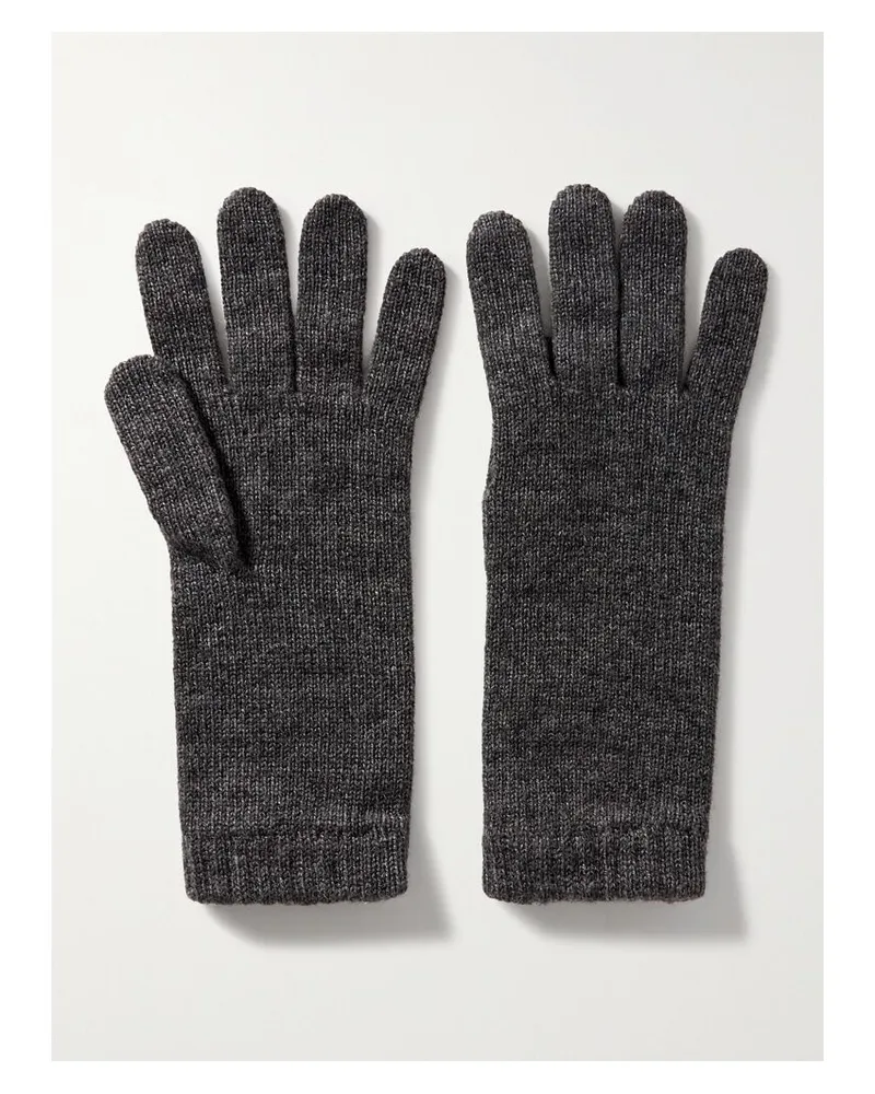 Johnstons of Elgin Handschuhe Aus Kaschmir - Grau Grau