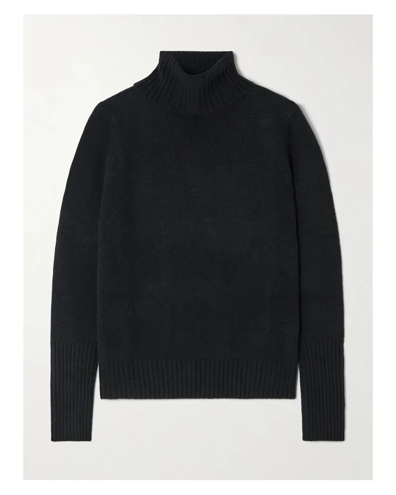 ALLUDE Stehkragenpullover Aus Kaschmir - Schwarz Schwarz