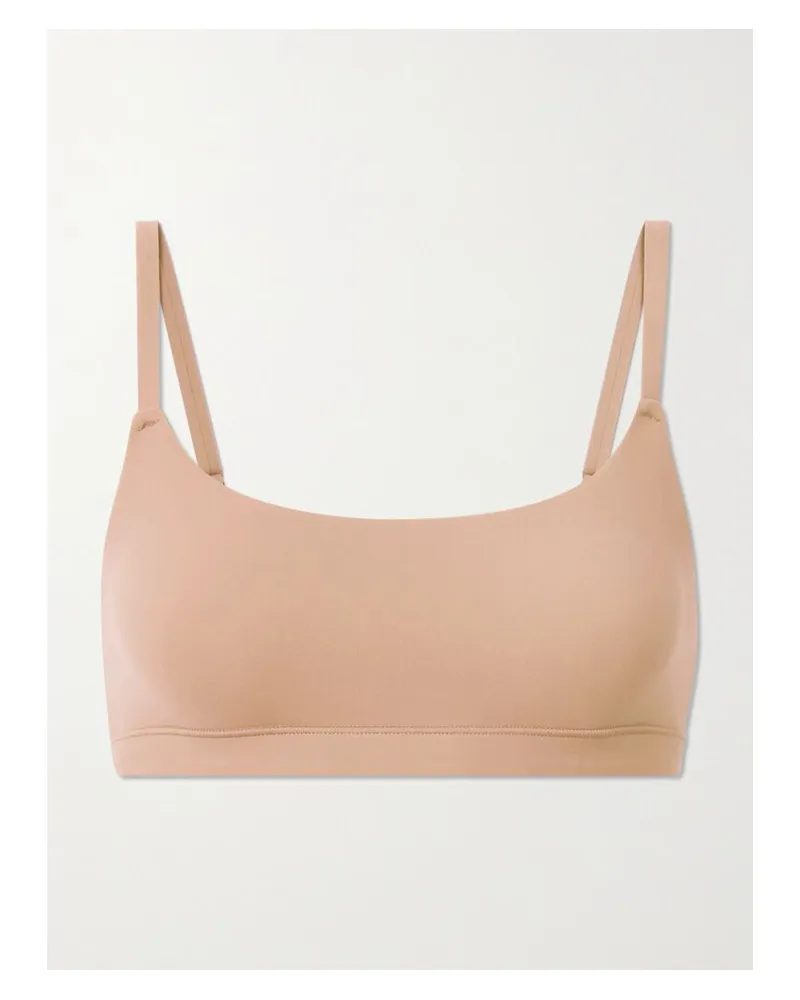 SKIMS Fits Everybody Scoop Neck Bra – Clay – Soft-bh - Neutral Neutral