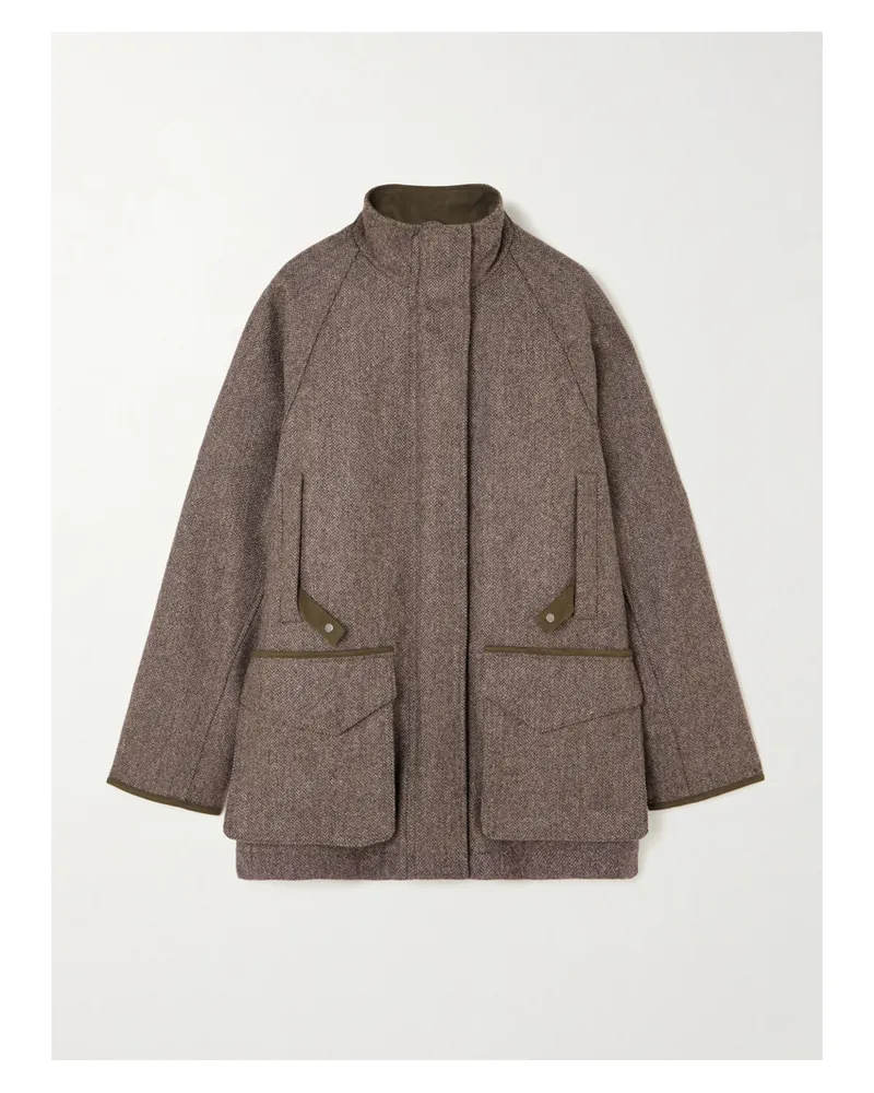 PURDEY Wool-tweed Jacket - Brown Brown