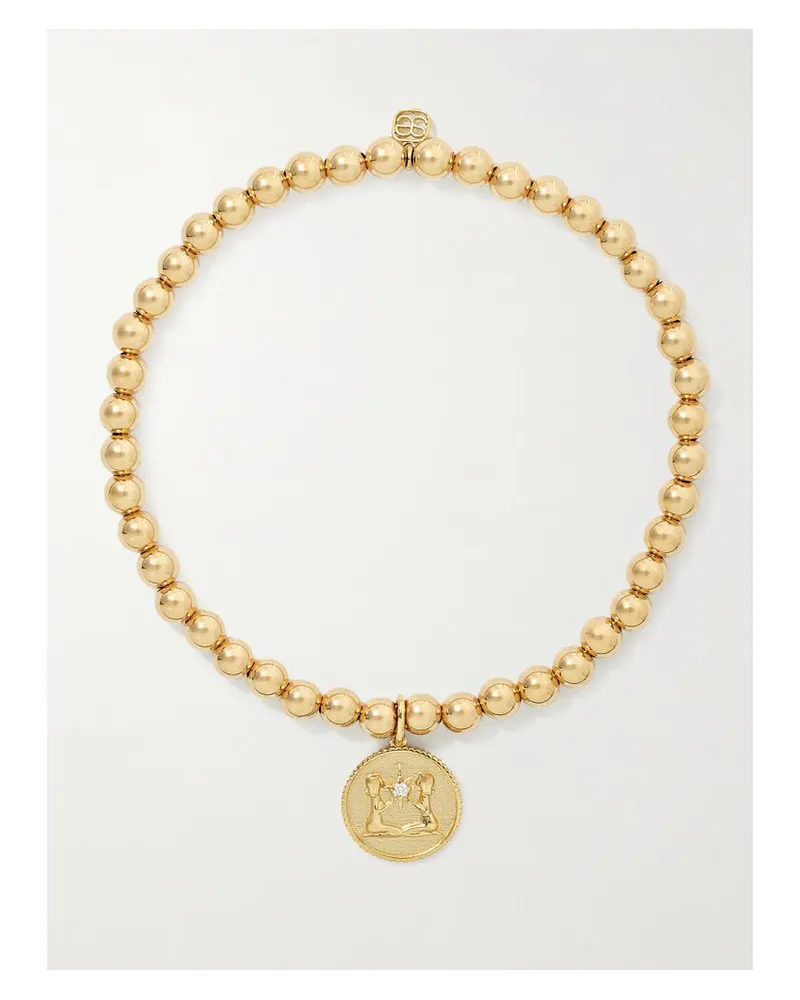 Sydney Evan Gemini Armband Aus 14 Karat Gold Mit Diamant Gold
