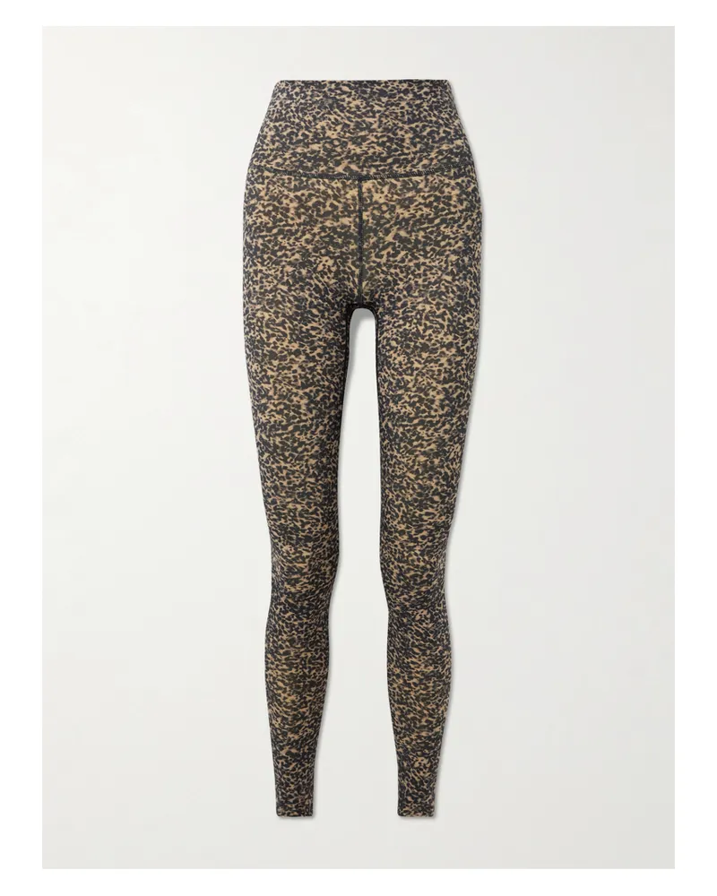 Varley Leggings Aus Freesoft™-jersey Mit Leopardenprint - Animal-Print Animal-print