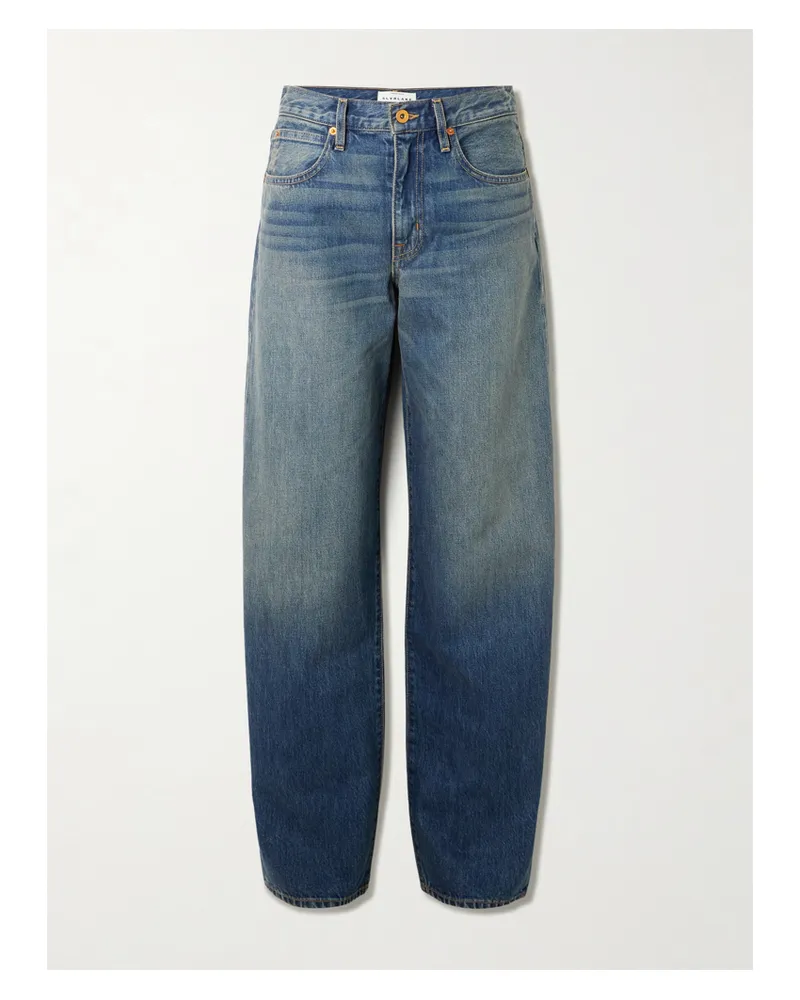 SLVRLAKE Tess Long Boyfriend Jeans - Blue Blue