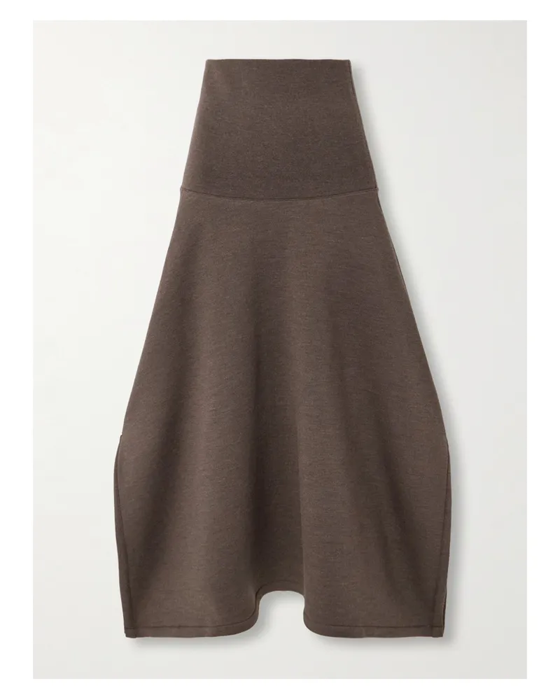 Christophe Lemaire Midirock Aus Jersey Aus Einer Woll-baumwollmischung - Braun Braun
