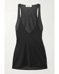 Saint Laurent Tanktop aus Seiden-jersey Schwarz