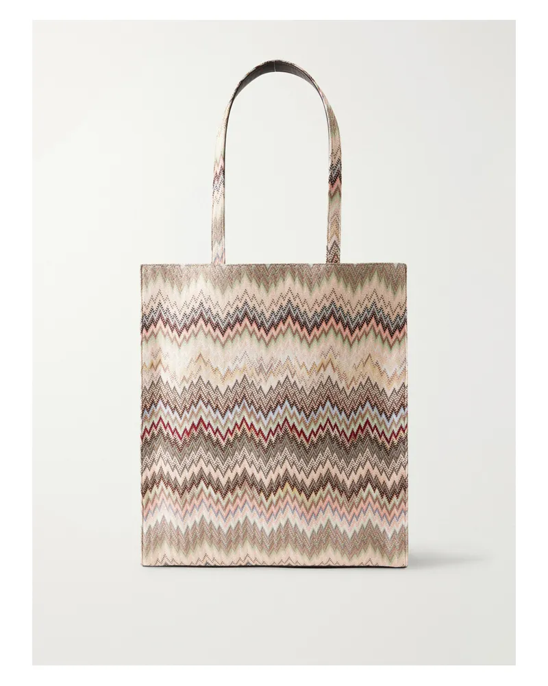 Missoni Striped Lurex Tote - Neutrals Neutrals