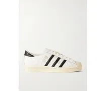 Superstar Vintage Sneakers Aus Leder Mit Straußeneffekt - Weiß