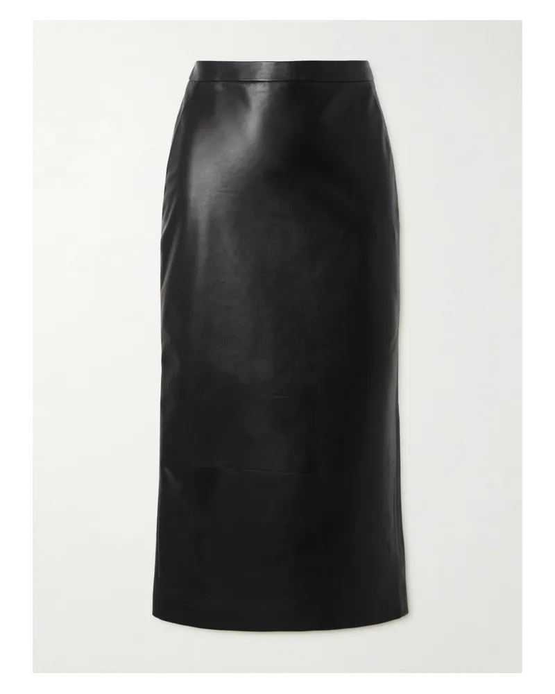 Givenchy Midirock Aus Leder - Schwarz Schwarz
