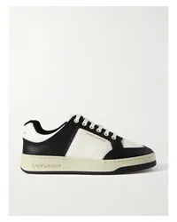 Saint Laurent Sl61 Sneakers aus Leder mit Logoprint Weiß