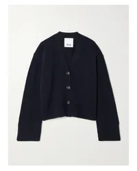 ALLUDE Verkürzter Cardigan aus Kaschmir Blau