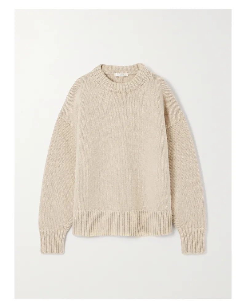 The Row Ophelia Oversized-pullover Aus Einer Woll-kaschmirmischung - Neutral Neutral
