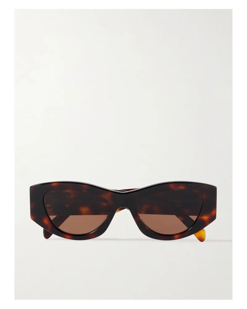 Celine Triomphe Sonnenbrille Aus Azetat In Hornoptik Horn