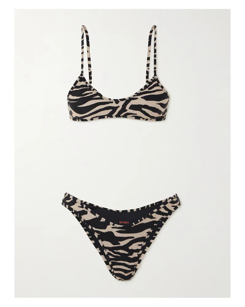 ATTICO Bikini Mit Zebraprint - Mehrfarbig Mehrfarbig