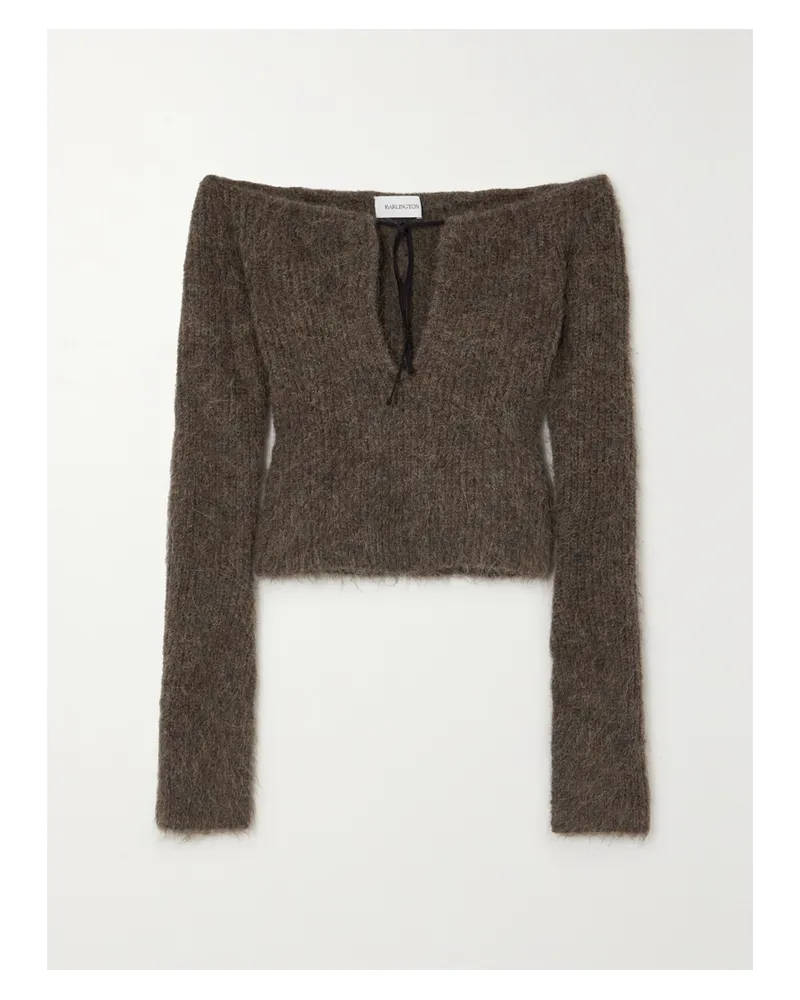 16ARLINGTON Solare Oberteil Aus Einer Alpakawollmischung Zum Binden - Braun Braun