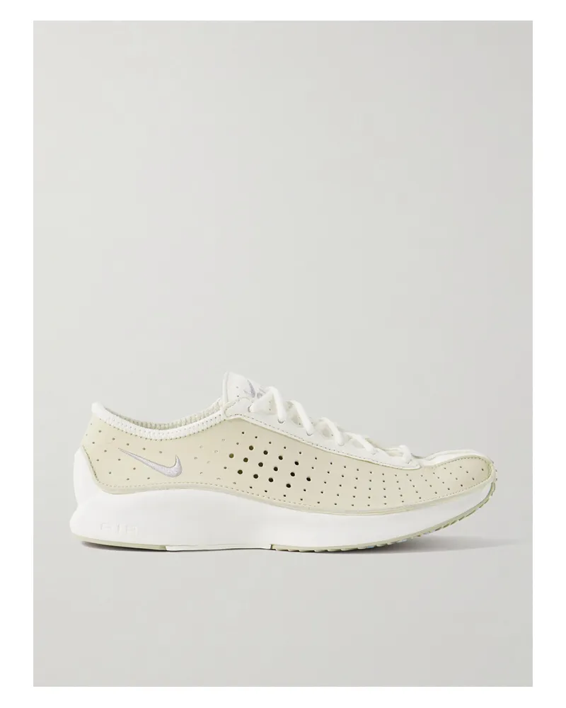 Nike Air Superfly Sneakers Aus Veloursleder Und Perforiertem Leder - Gelb Gelb