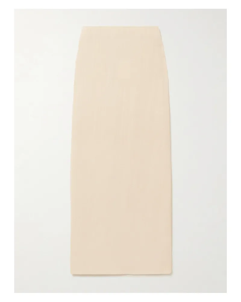 Matteau Maxirock Aus Webstoff - Creme Creme