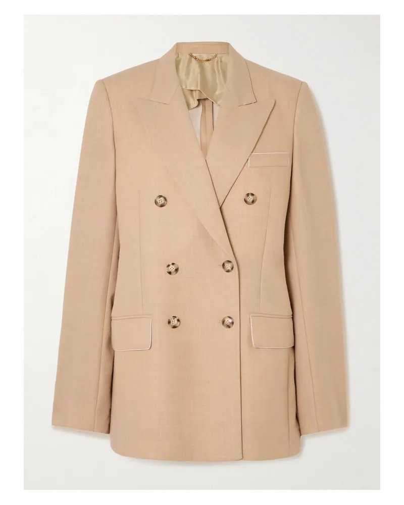 Victoria Beckham Blazer Aus Einer Wollmischung - Neutral Neutral