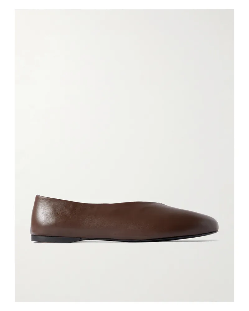 Proenza Schouler Tee Ballerinas Aus Leder - Burgunder Burgunder