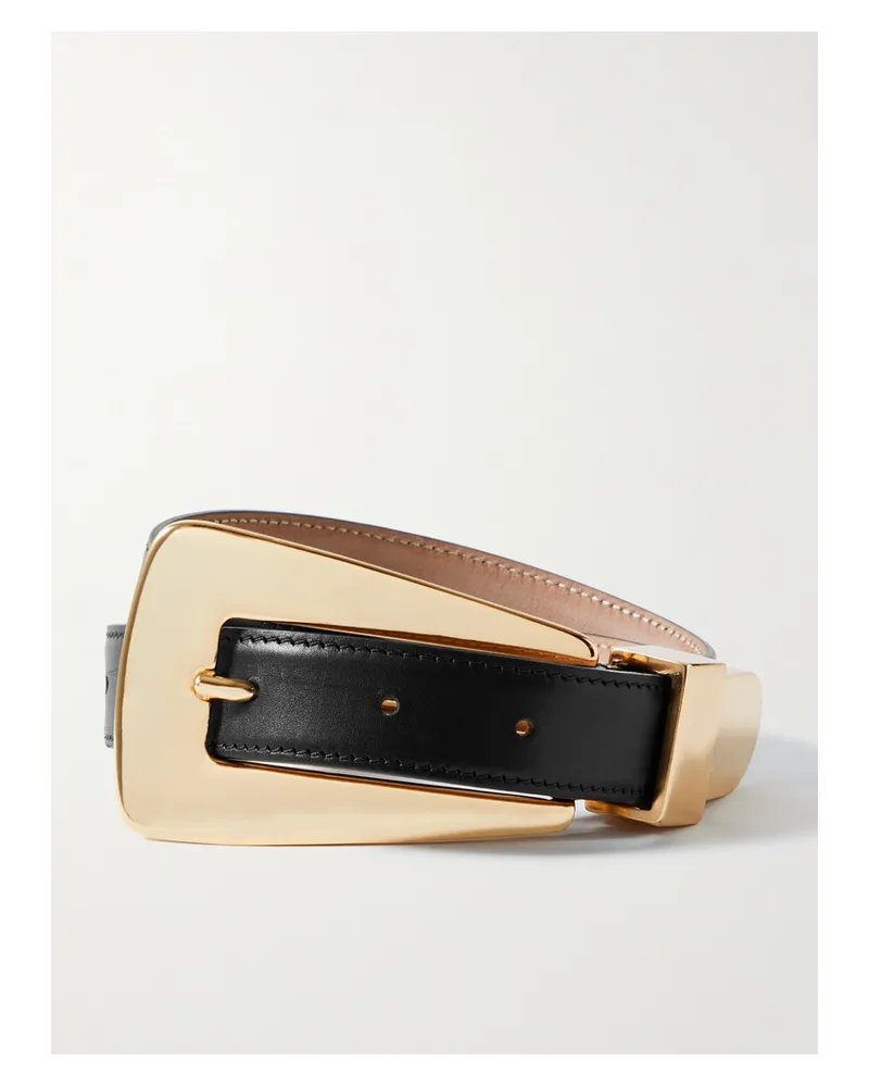KHAITE Lucca Leather Belt - Black Black