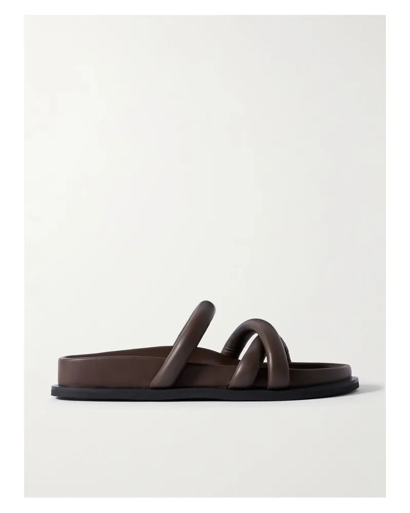 St. Agni Pantoletten Aus Leder - Braun Braun