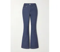 Western Ausgestellte Skihose - Blau