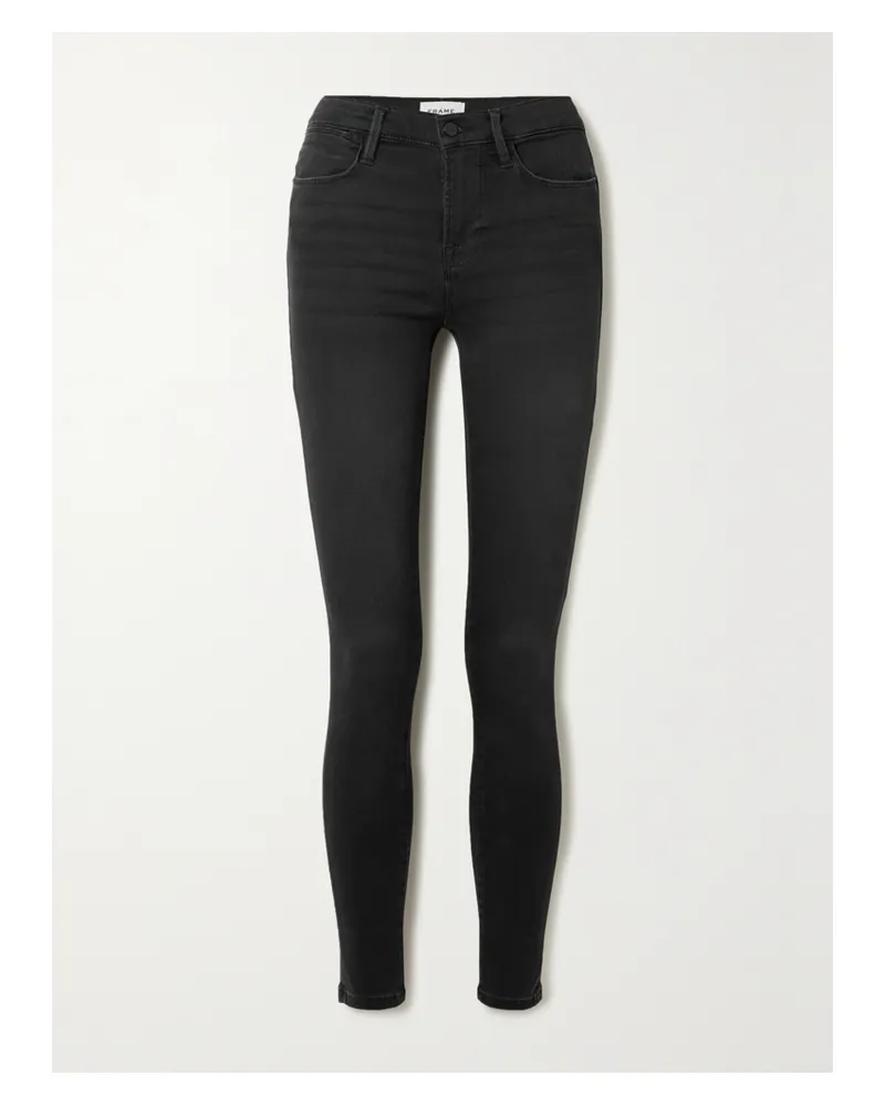 Frame Denim Le High Skinny Jeans - Schwarz Schwarz