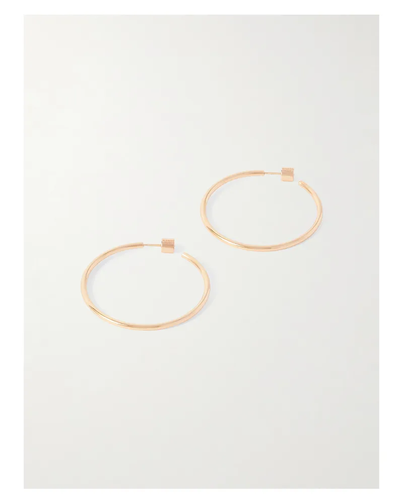 Jennifer Fisher Baby Thread Vergoldete Creolen Gold