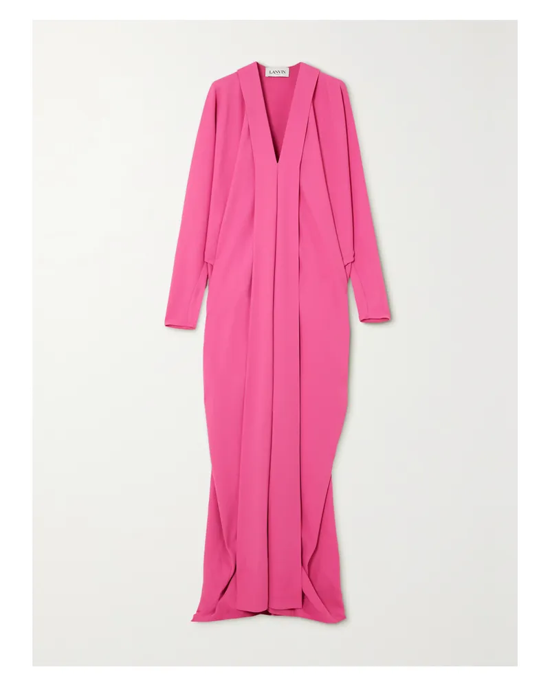 Lanvin Kaftan Aus Crêpe - Pink Pink