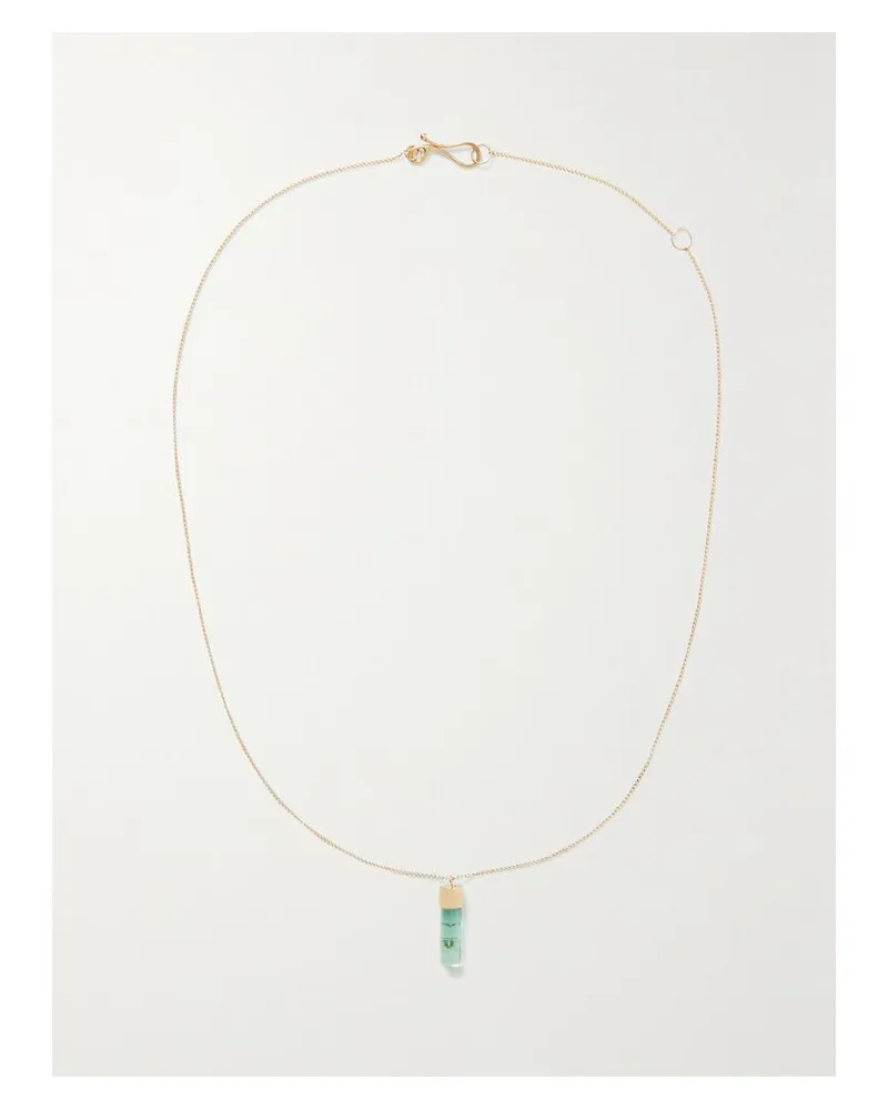 Melissa Joy Manning Kette Aus Recyceltem 14 Karat Gold Mit Turmalin Gold