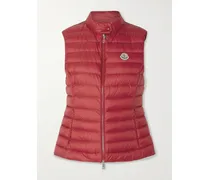Igens Daunenweste Aus Gestepptem, Wattiertem Shell - Rot