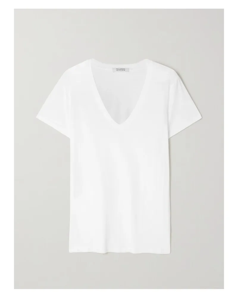 Nili Lotan Carol T-shirt Aus Baumwoll-jersey - Weiß Weiß