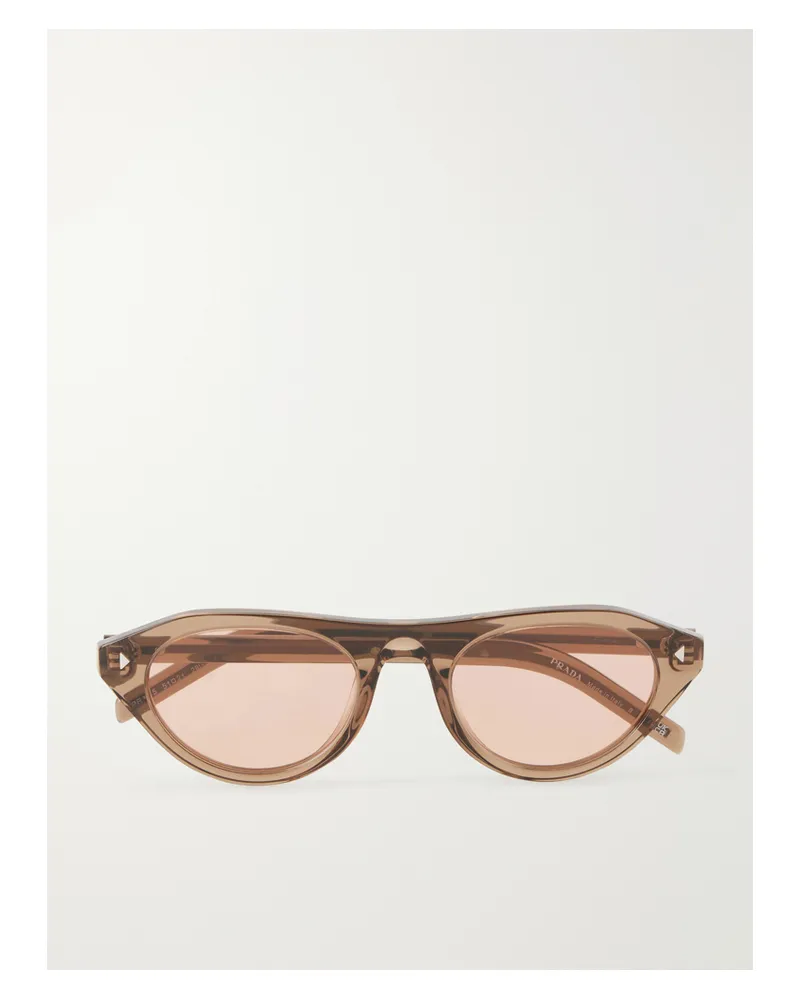 Prada D-frame Acetate Sunglasses - Neutrals Neutrals