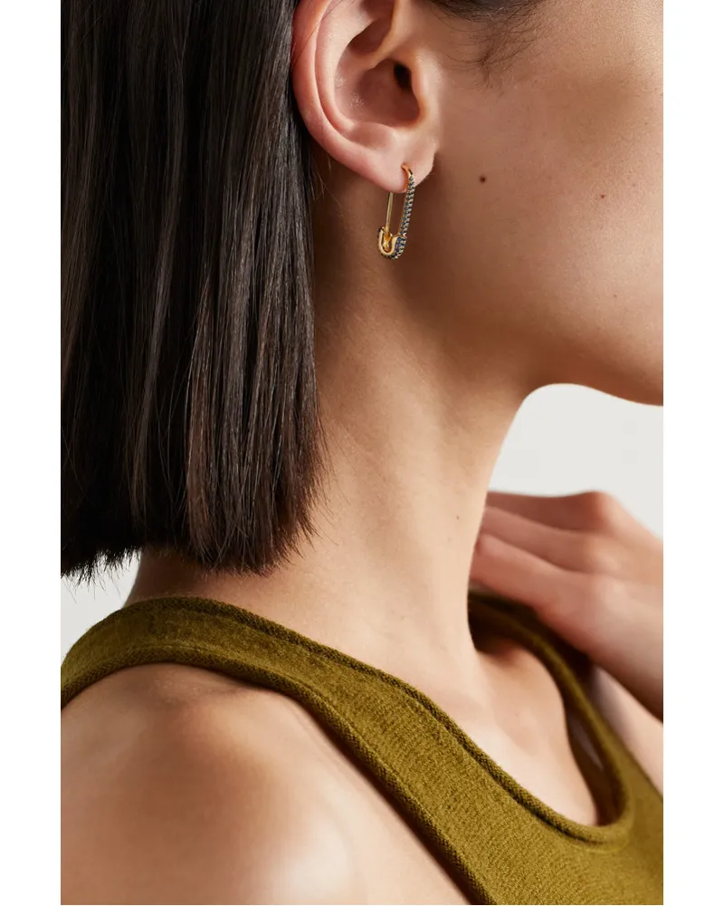 ANITA KO Safety Pin Ohrring aus 18 Karat Gold bei MyBestBrands shoppen