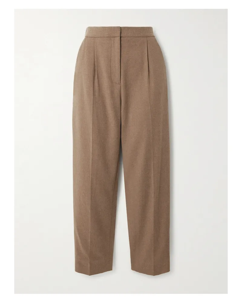 Veronica Beard Netta Hose Mit Geradem Bein Aus Twill - Braun Braun