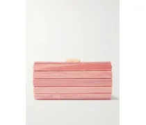 Rolie Polie Mini Marbled Acrylic Clutch - Pink