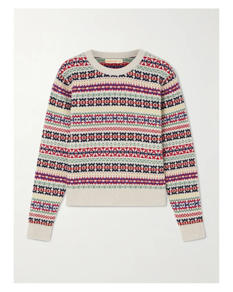 &Daughter Fair Isle Wool Sweater - Multi Multi